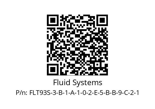   Fluid Systems FLT93S-3-B-1-A-1-0-2-E-5-B-B-9-C-2-1