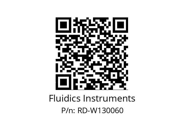   Fluidics Instruments RD-W130060