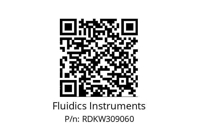   Fluidics Instruments RDKW309060