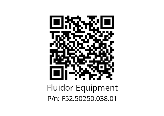   Fluidor Equipment F52.50250.038.01