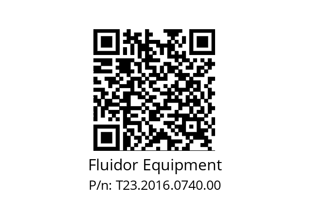   Fluidor Equipment T23.2016.0740.00