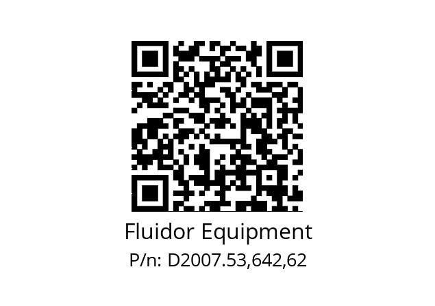   Fluidor Equipment D2007.53,642,62