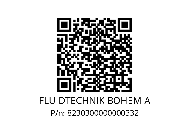   FLUIDTECHNIK BOHEMIA 8230300000000332