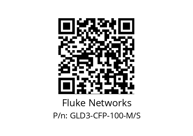   Fluke Networks GLD3-CFP-100-M/S