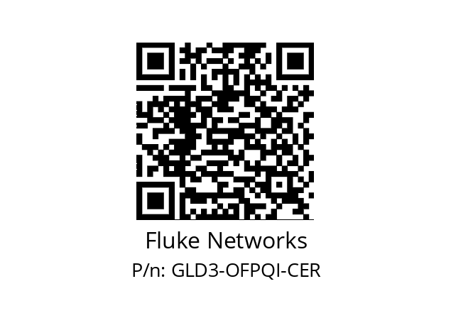   Fluke Networks GLD3-OFPQI-CER