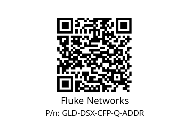   Fluke Networks GLD-DSX-CFP-Q-ADDR