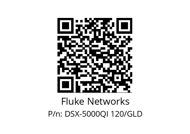   Fluke Networks DSX-5000QI 120/GLD