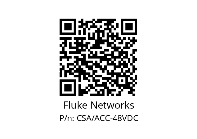   Fluke Networks CSA/ACC-48VDC