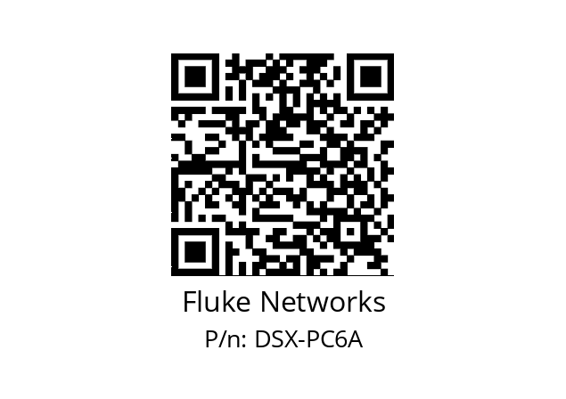   Fluke Networks DSX-PC6A