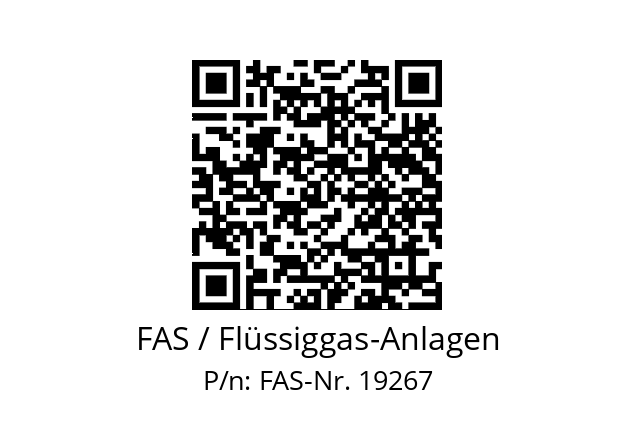   FAS / Flüssiggas-Anlagen FAS-Nr. 19267