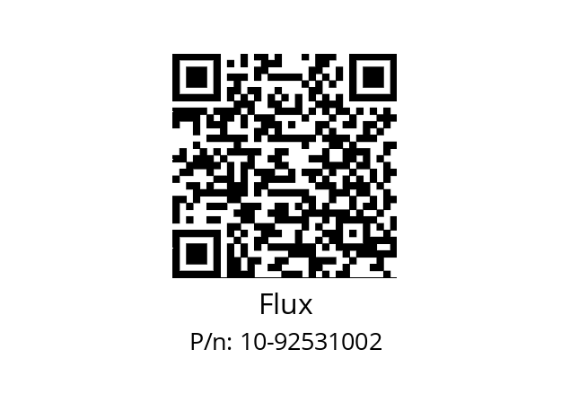   Flux 10-92531002