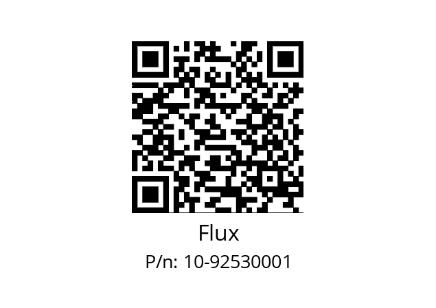   Flux 10-92530001