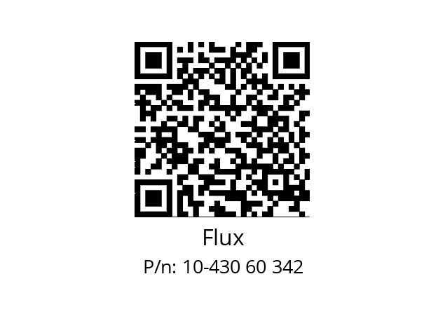   Flux 10-430 60 342