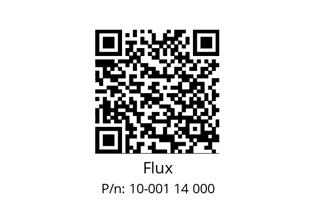   Flux 10-001 14 000