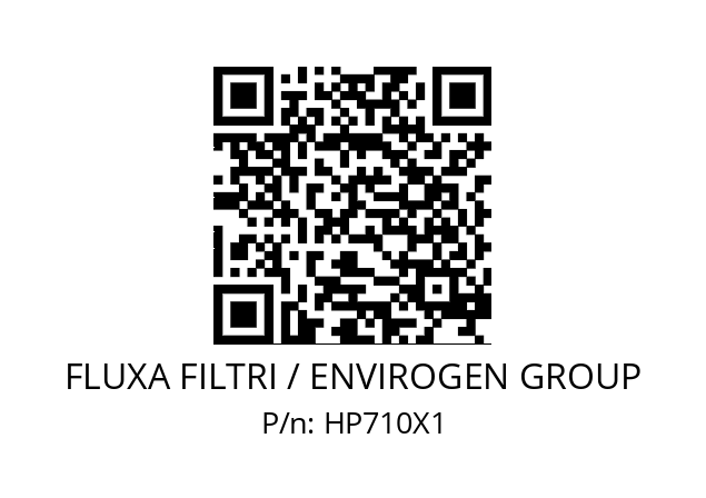   FLUXA FILTRI / ENVIROGEN GROUP HP710X1