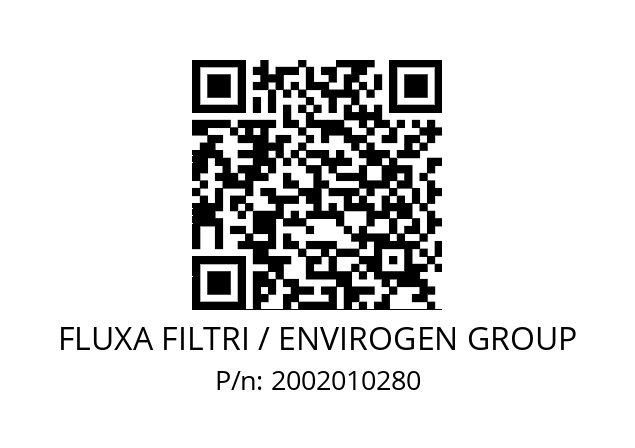   FLUXA FILTRI / ENVIROGEN GROUP 2002010280