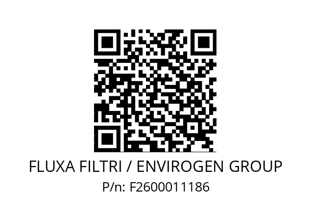   FLUXA FILTRI / ENVIROGEN GROUP F2600011186