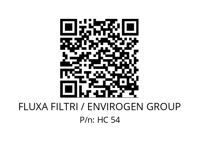   FLUXA FILTRI / ENVIROGEN GROUP HC 54