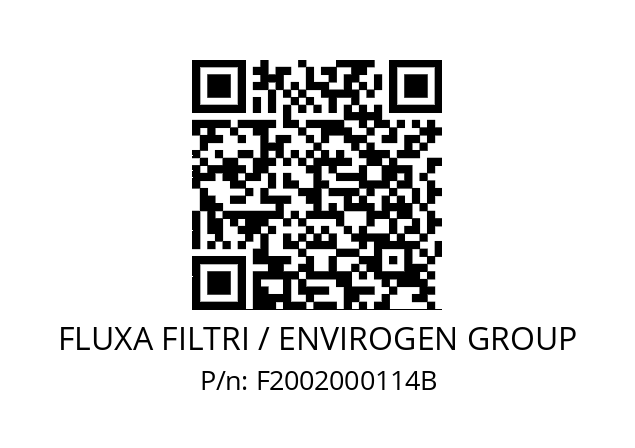   FLUXA FILTRI / ENVIROGEN GROUP F2002000114B