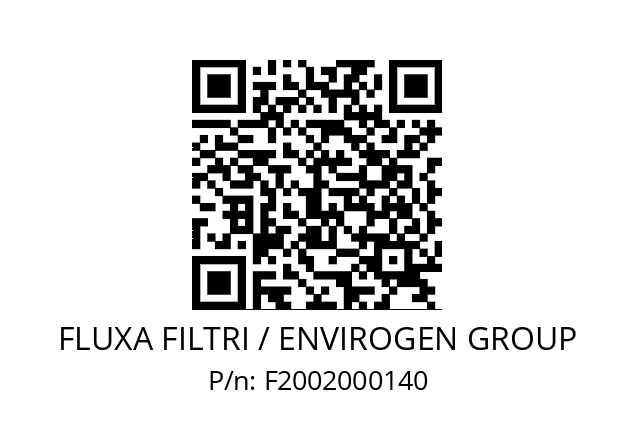   FLUXA FILTRI / ENVIROGEN GROUP F2002000140