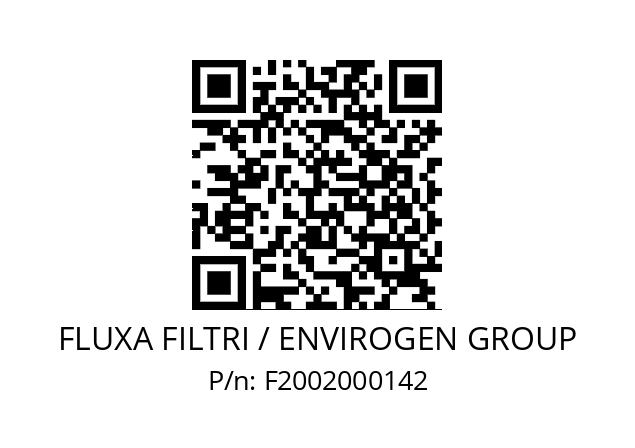   FLUXA FILTRI / ENVIROGEN GROUP F2002000142