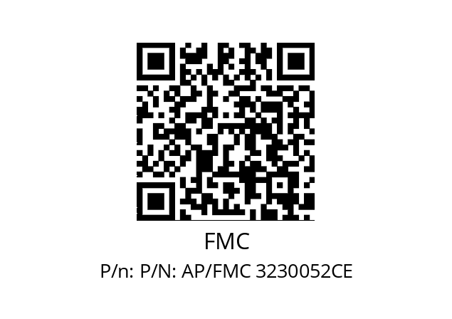   FMC P/N: AP/FMC 3230052CE