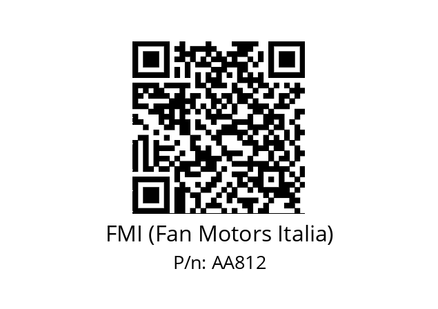   FMI (Fan Motors Italia) AA812