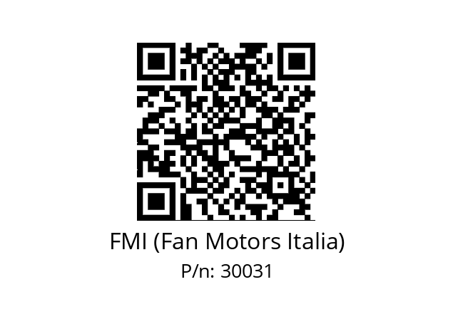   FMI (Fan Motors Italia) 30031