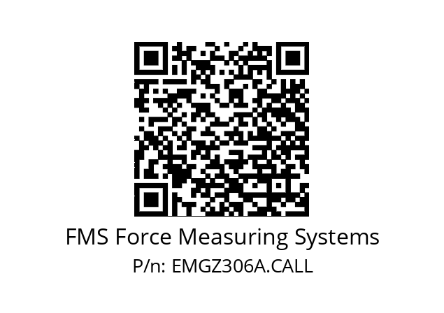   FMS Force Measuring Systems EMGZ306A.CALL