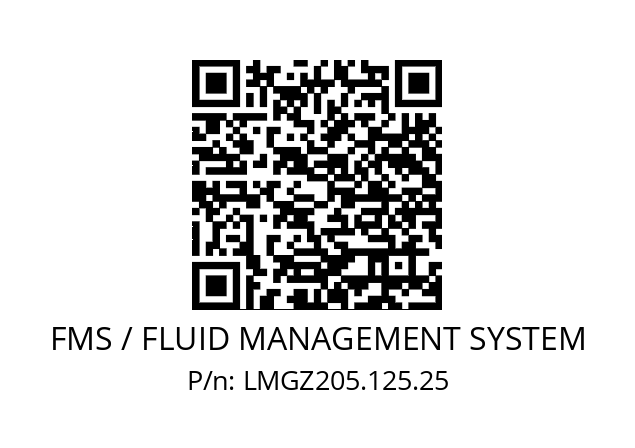   FMS / FLUID MANAGEMENT SYSTEM LMGZ205.125.25