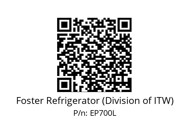   Foster Refrigerator (Division of ITW) EP700L