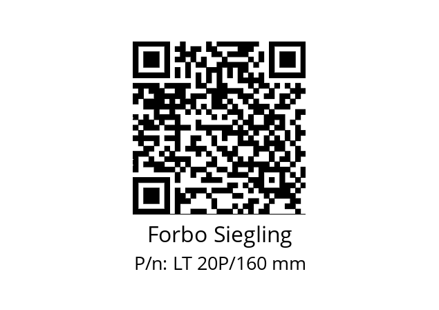   Forbo Siegling LT 20P/160 mm