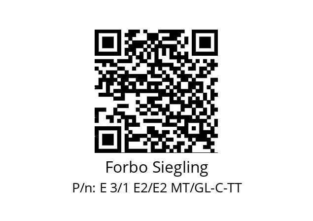   Forbo Siegling E 3/1 E2/E2 MT/GL-C-TT