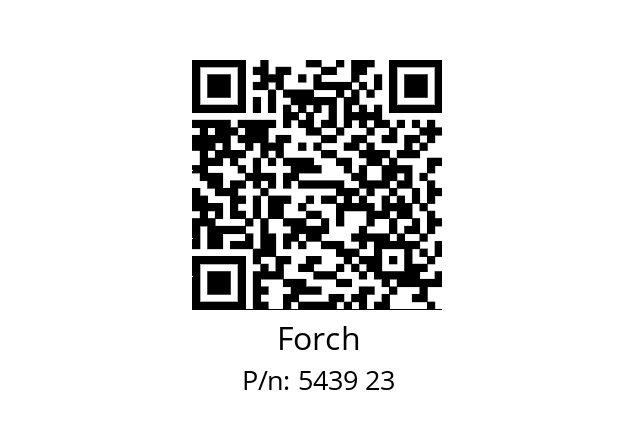   Forch 5439 23