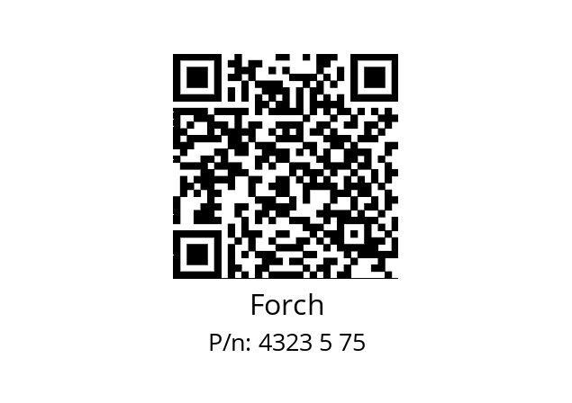   Forch 4323 5 75