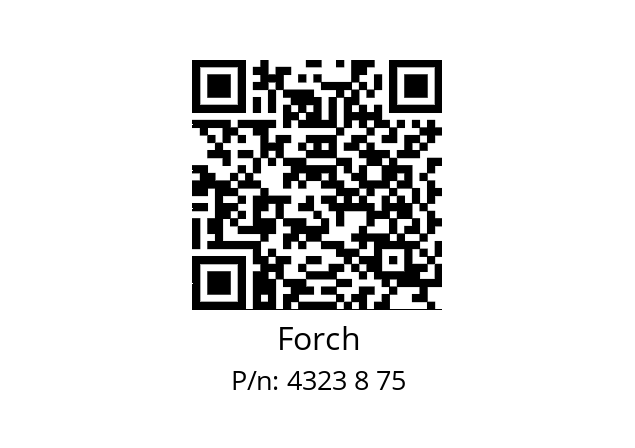   Forch 4323 8 75