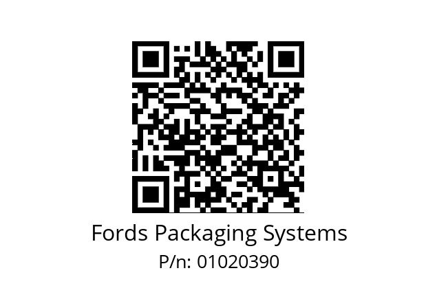   Fords Packaging Systems 01020390