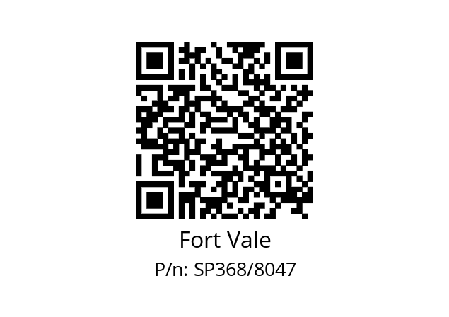   Fort Vale SP368/8047