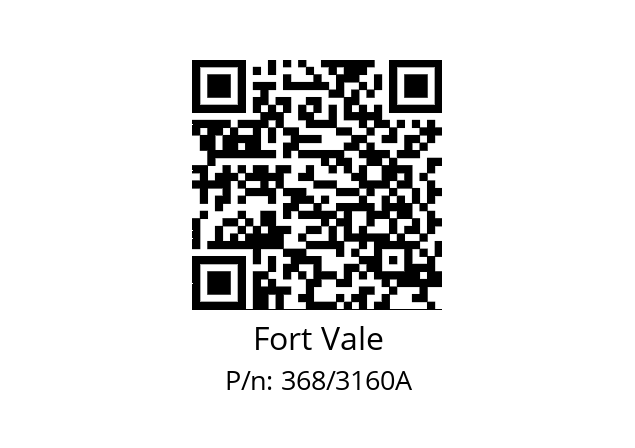   Fort Vale 368/3160A