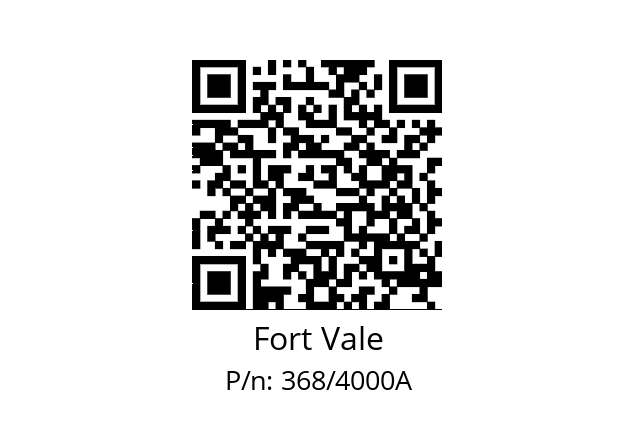   Fort Vale 368/4000A