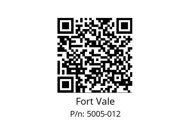   Fort Vale 5005-012