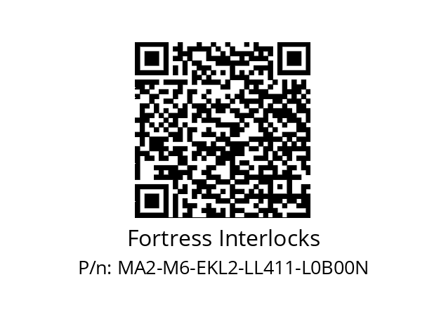   Fortress Interlocks MA2-M6-EKL2-LL411-L0B00N