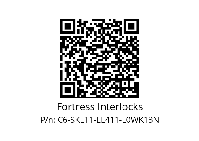   Fortress Interlocks C6-SKL11-LL411-L0WK13N