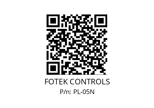   FOTEK CONTROLS PL-05N