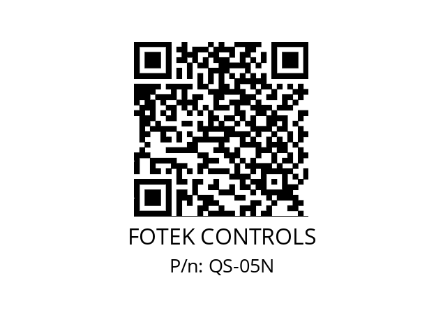   FOTEK CONTROLS QS-05N