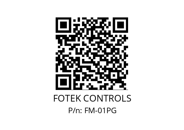   FOTEK CONTROLS FM-01PG