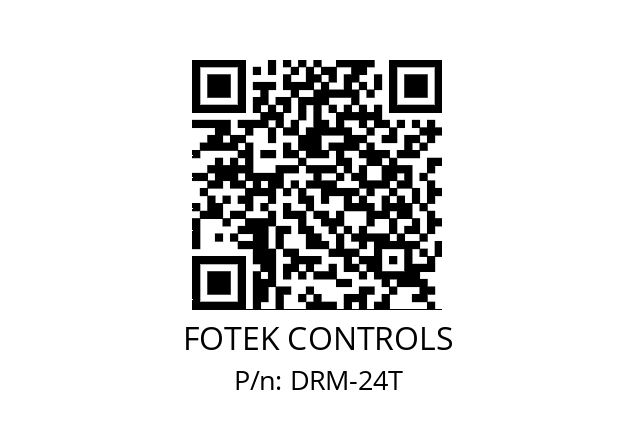   FOTEK CONTROLS DRM-24T