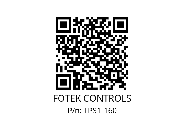   FOTEK CONTROLS TPS1-160