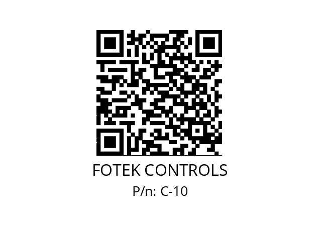   FOTEK CONTROLS C-10