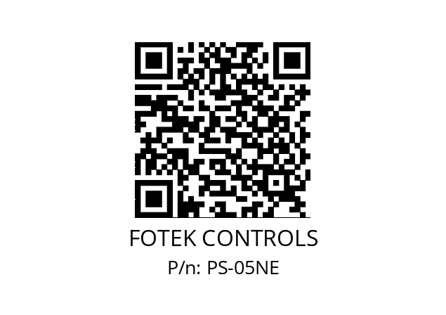   FOTEK CONTROLS PS-05NE